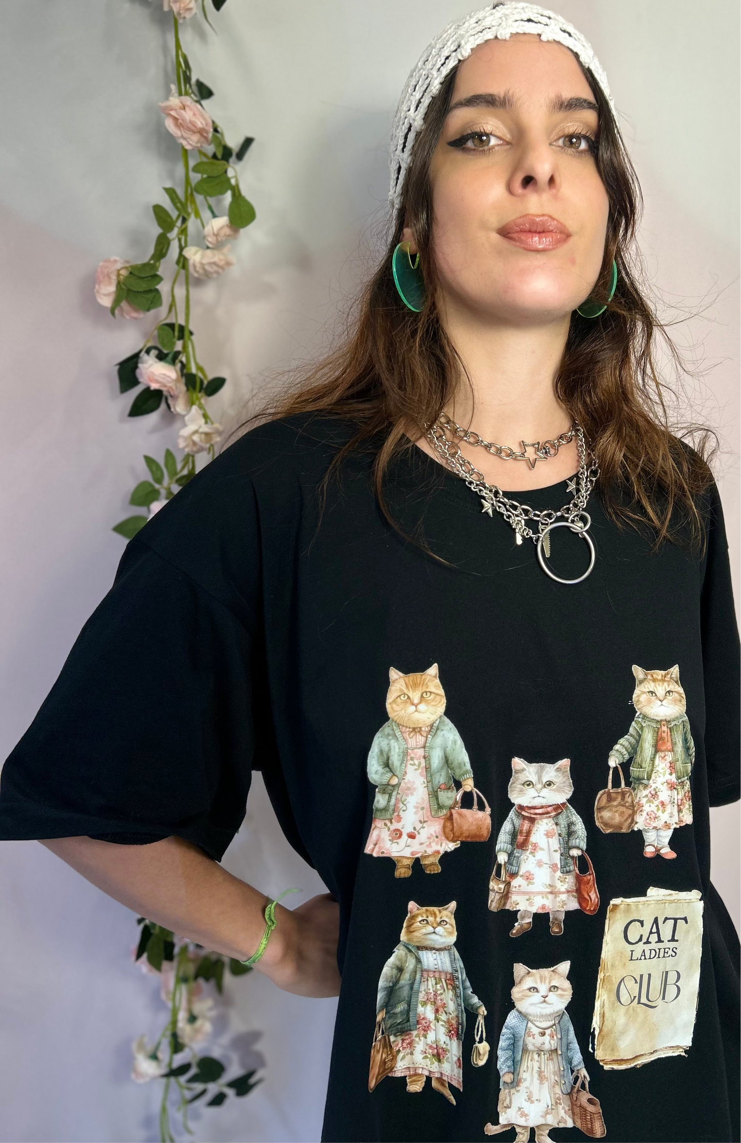 Remera “cat ladies club” preventa