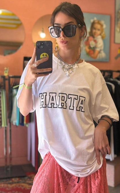 Remera HARTA blanca preventa