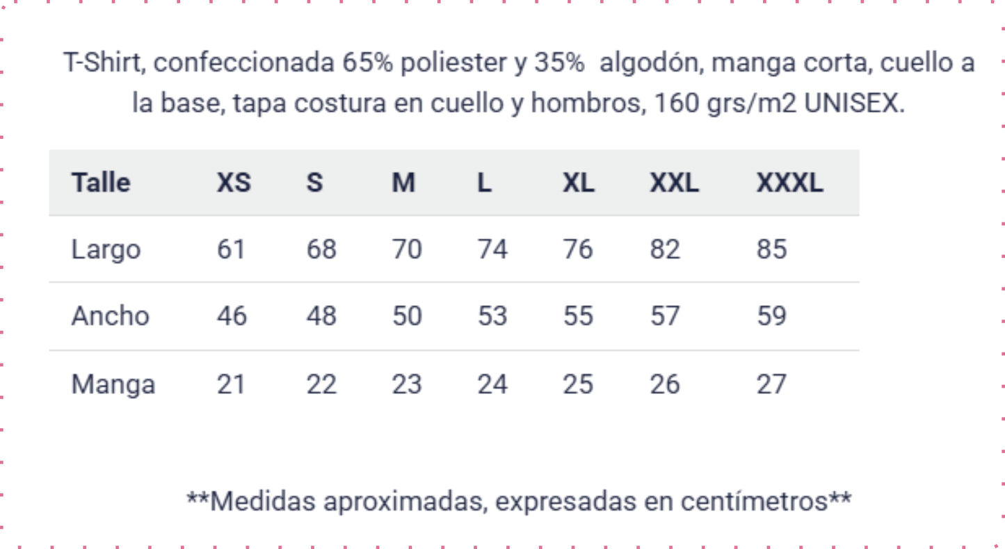 Remera HARTA blanca preventa